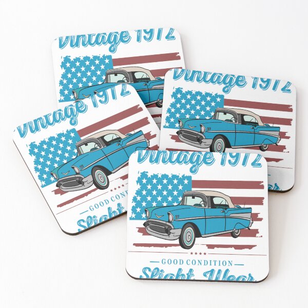 Item preview, Birthday Party Vintage  Car 1972 50th Birthday 50 Year Old Men  designed and sold by Tupcoolad.
