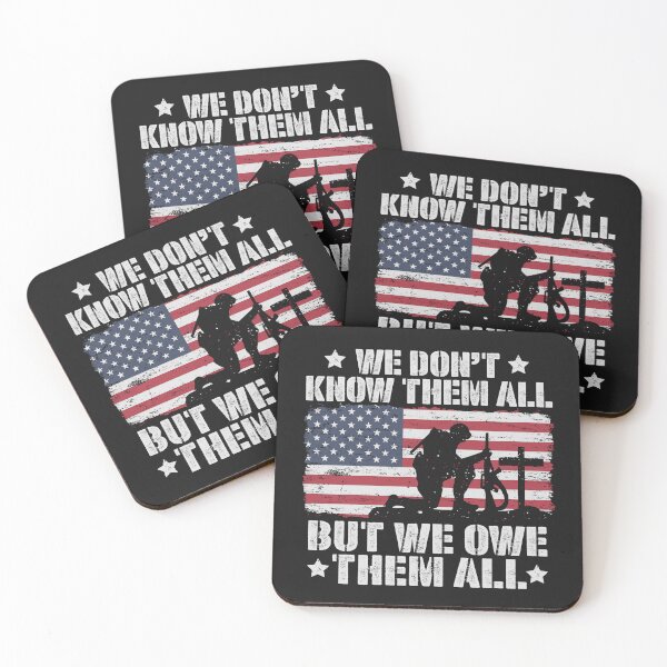 Item preview, We Don't Know The All But We Owe Them All American Flag Patriotic Solder  designed and sold by alenaz.