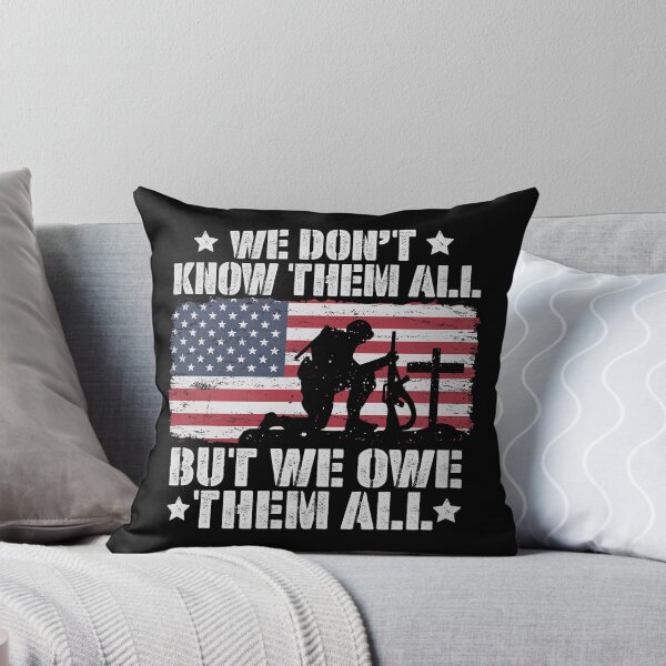 Item preview, We Don't Know The All But We Owe Them All American Flag Patriotic Solder  designed and sold by alenaz.
