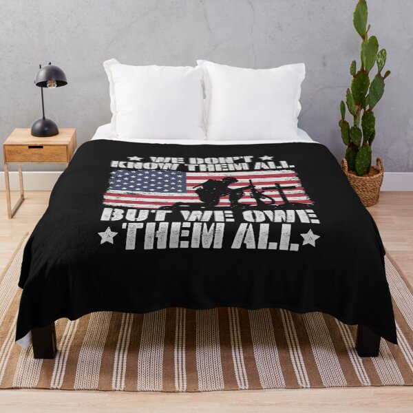 Item preview, We Don't Know The All But We Owe Them All American Flag Patriotic Solder  designed and sold by alenaz.