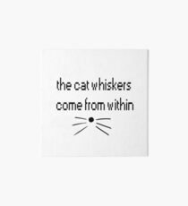 dan and phil whiskers come from within Art Board