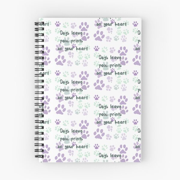 Item preview,  Dogs leave paw prints on your heart.  designed and sold by kookycomet.