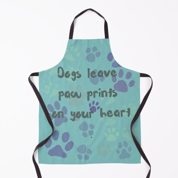 Item preview,  Dogs leave paw prints on your heart.  designed and sold by kookycomet.