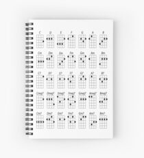 Ukulele Chords Spiral Notebook