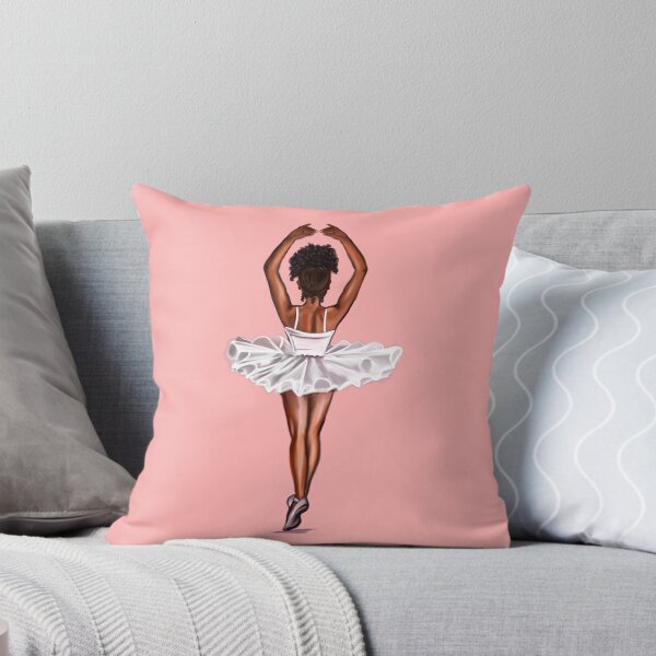 Item preview, African American ballerina in white tutu #011- brown skin ballerina. Top 100 of the best. designed and sold by Artonmytee.