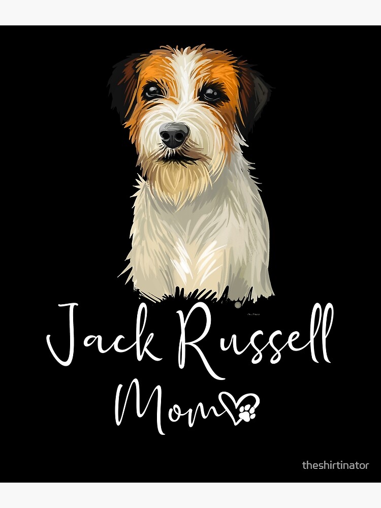 "JACK RUSSELL TERRIER Mom Dog Mother Mother's Day Gift" Poster for Sale