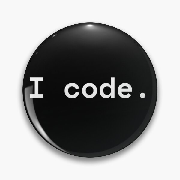 Item preview, I code. designed and sold by TheCodeChic.