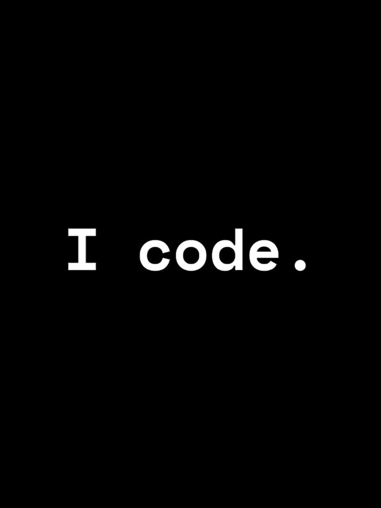 Thumbnail 4 of 4, iPhone Case, I code. designed and sold by TheCodeChic.