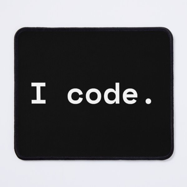 Item preview, I code. designed and sold by TheCodeChic.