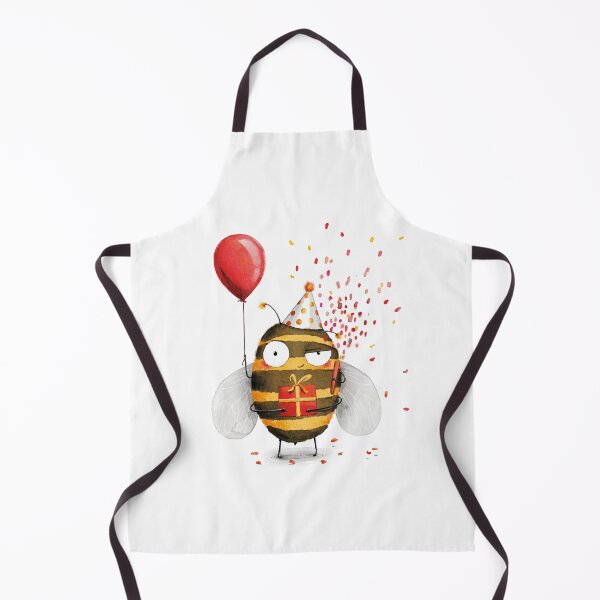 Item preview, Happy birthday bee art designed and sold by Anya Illustration Studio.