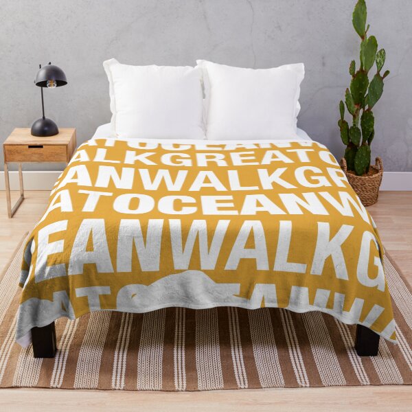 Item preview, Abstract Great Ocean Walk - Coast Line - Mustard Yellow designed and sold by Anne Van Beukering.