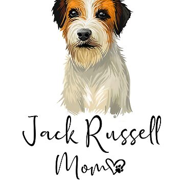Artwork thumbnail, JACK RUSSELL TERRIER Mom Dog Mother Mother's Day Gift by theshirtinator