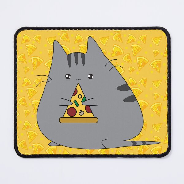 Item preview, Cat Eating A Pizza designed and sold by dass-art.