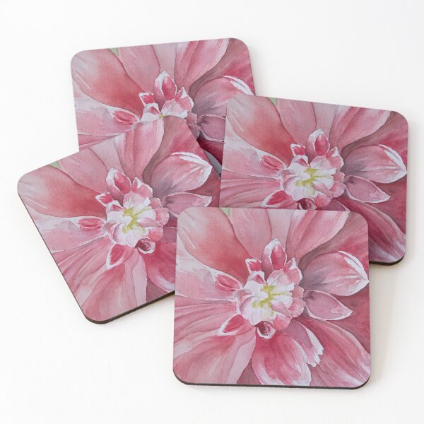 Item preview, Red Dahlia Watercolour Design designed and sold by AngelaHart1.