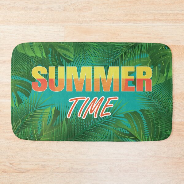 Item preview, Summer Time With Green Tropical Leaves designed and sold by Waruna  Tennakoon.