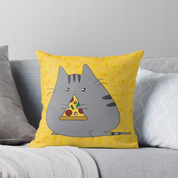 Item preview, Cat Eating A Pizza designed and sold by dass-art.