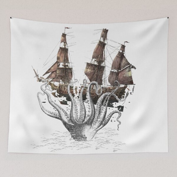 Item preview, octopus 20,000 Tentacles Under The Sea b designed and sold by johnnyssandart.