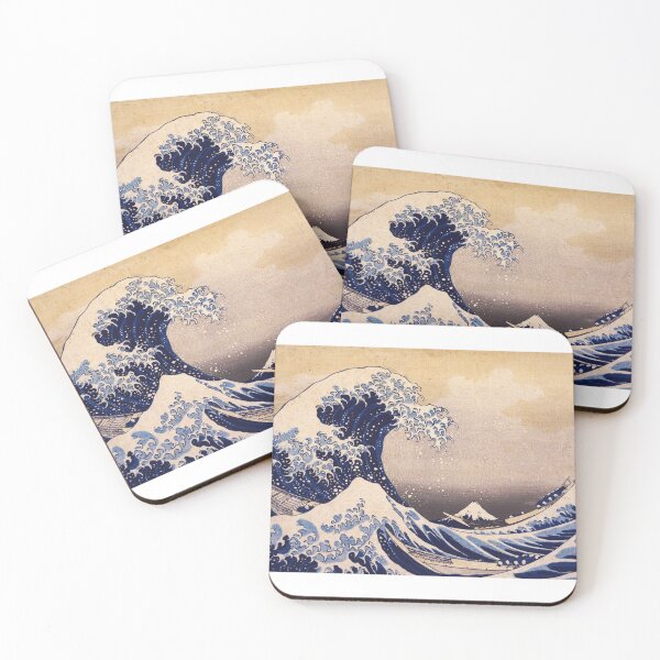 Item preview, The Great Wave In Japan Retro designed and sold by synergyone1.