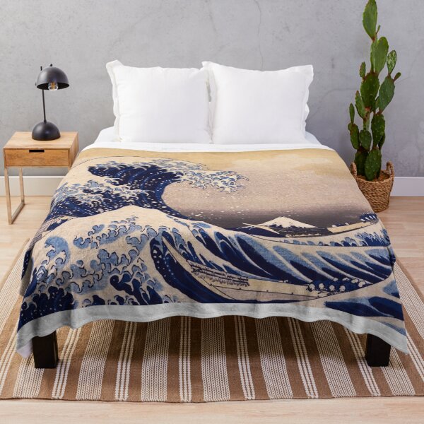 Item preview, The Great Wave In Japan Retro designed and sold by synergyone1.