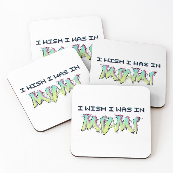 Item preview, I wish I was in Miami    designed and sold by GPthreads.