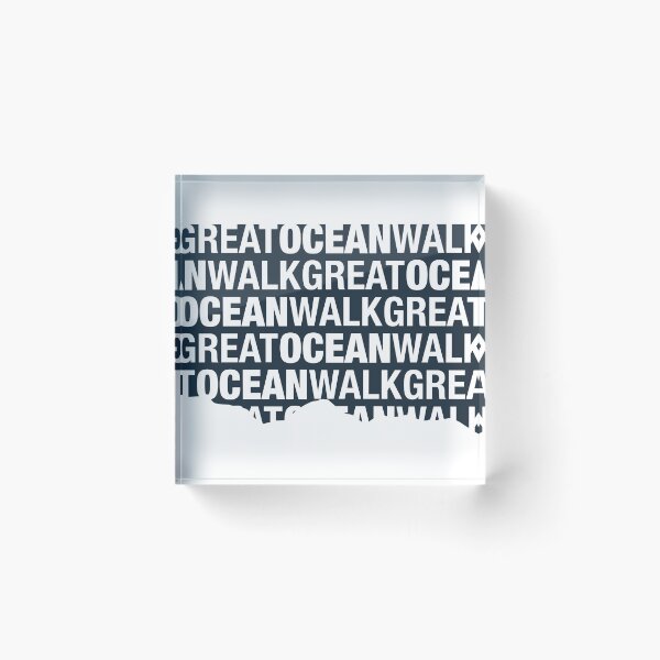 Artikelvorschau, Kopie des abstrakten Great Ocean Walk - Küstenlinie - Navy entworfen und verkauft von Anne Van Beukering.