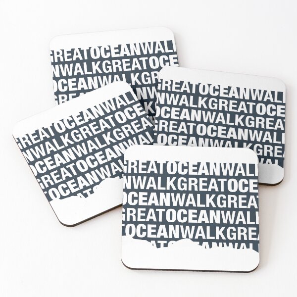 Item preview, Copy of Abstract Great Ocean Walk - Coast Line - Navy designed and sold by Anne Van Beukering.
