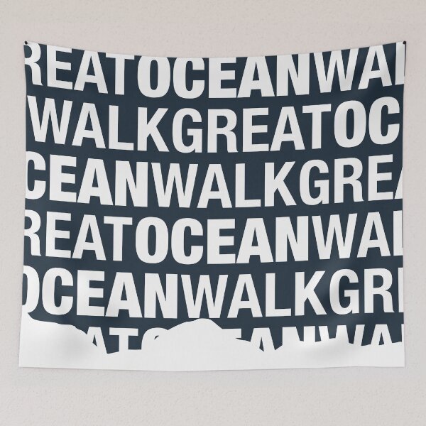 Item preview, Copy of Abstract Great Ocean Walk - Coast Line - Navy designed and sold by Anne Van Beukering.
