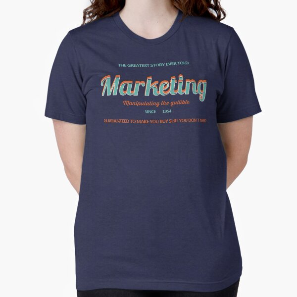 The anti-marketing dollar Tri-blend T-Shirt