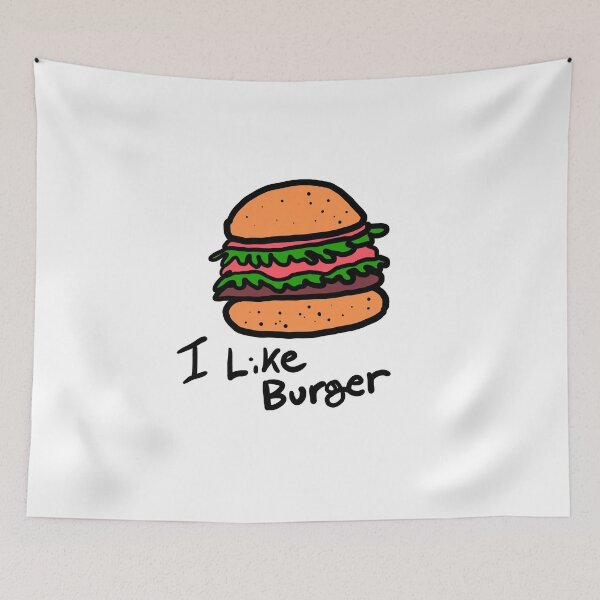 Item preview, i like burger designed and sold by crazyhome.
