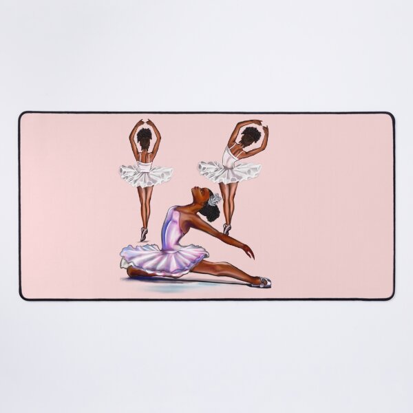 Item preview, African American ballerina -#010 brown skin ballerinas. Top 100 best ballet gifts designed and sold by Artonmytee.