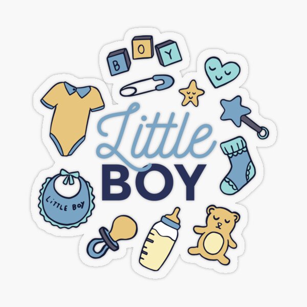 Little Baby Boy Sticker for Sale by Gauges