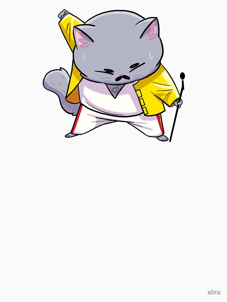 Thumbnail 7 of 7, Classic T-Shirt, Freddie cat designed and sold by ekra.