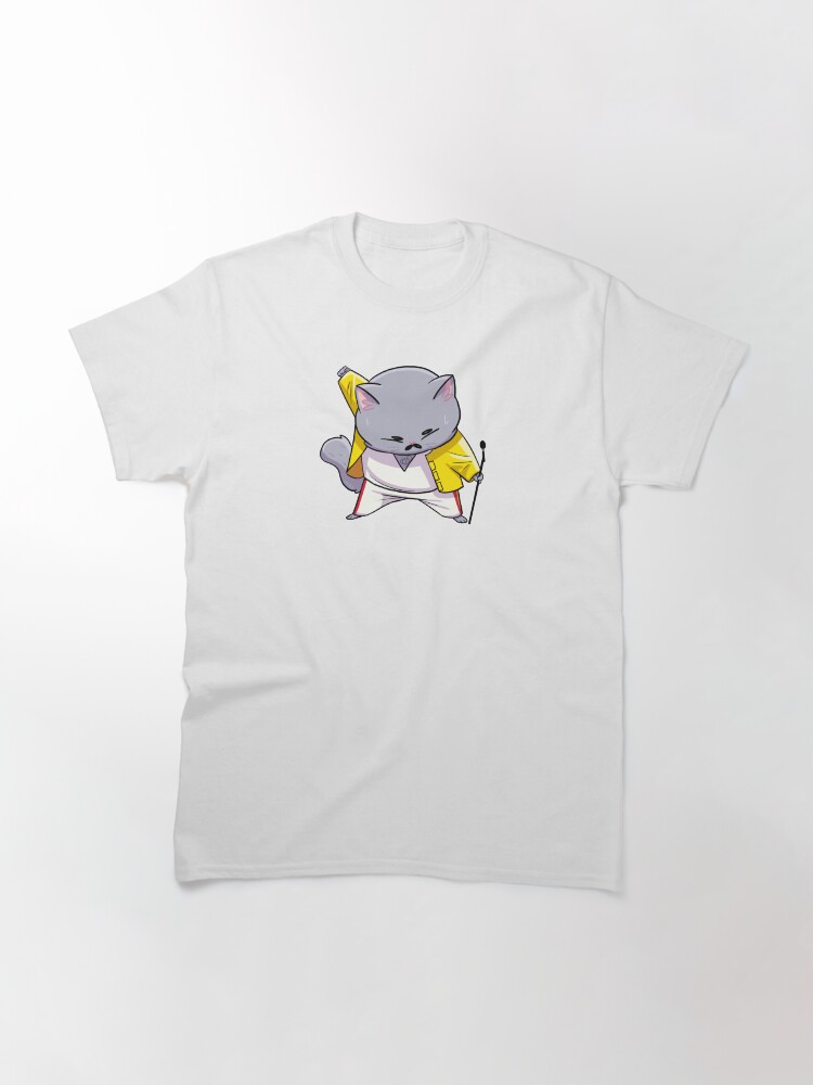 Thumbnail 3 of 7, Classic T-Shirt, Freddie cat designed and sold by ekra.