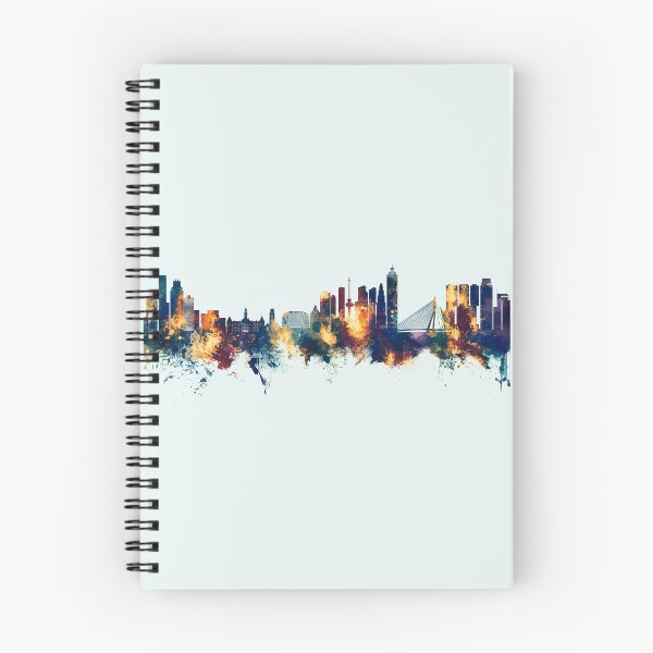 Artikelvorschau, Rotterdam The Netherlands Skyline entworfen und verkauft von ArtPrints.