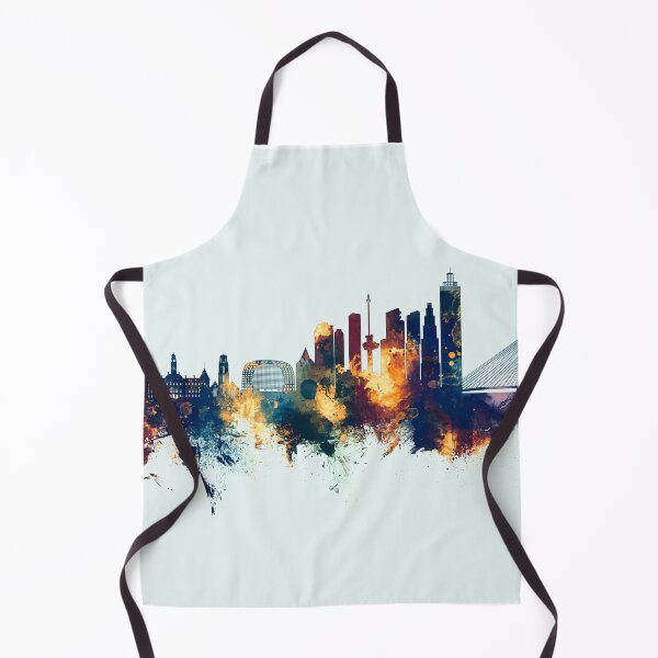Item preview, Rotterdam The Netherlands Skyline designed and sold by ArtPrints.