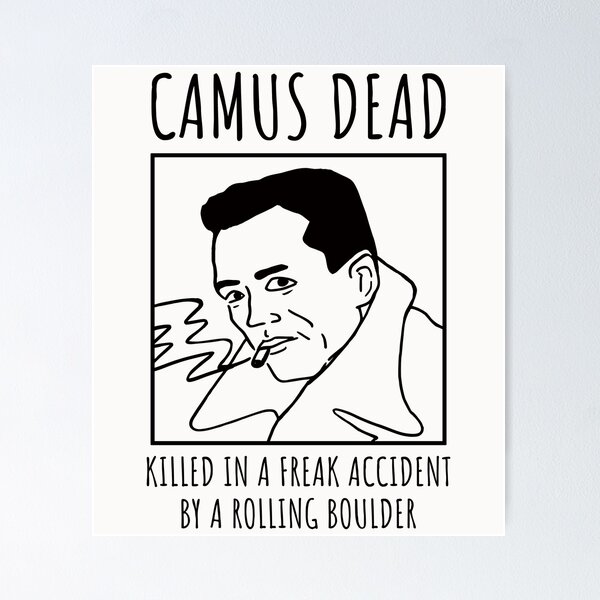 Artikelvorschau, Albert Camus entworfen und verkauft von unexaminedlife.