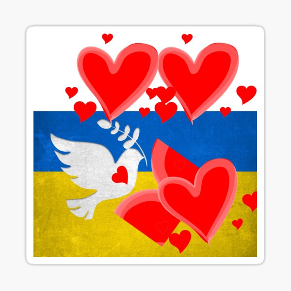 Item preview, Ukraine and Love. designed and sold by AntoinPaul.