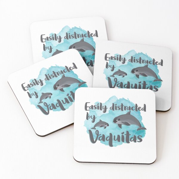 Item preview, Easily Distracted by Vaquitas designed and sold by ErmessThiings.