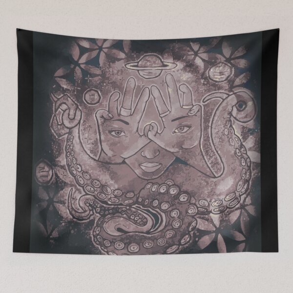 Item preview, psychedelic octopus designed and sold by OwlSpirit.