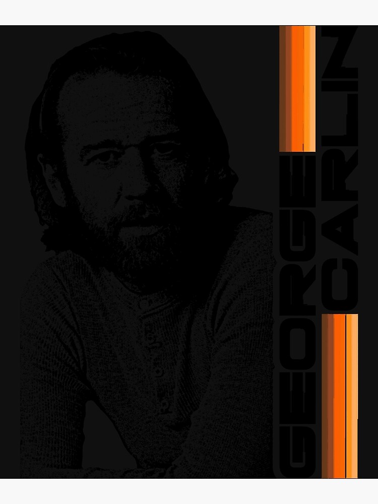 &ldquo;George carlin retro comedy fanart tribute&rdquo; Poster for Sale by