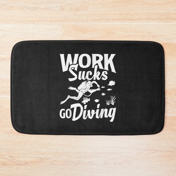 Item preview, Deep Sea Diver Funny Scuba Diving Work Sucks Go Diving designed and sold by Corelli87.
