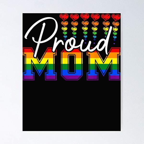 Artikelvorschau, Gay Pride Shirt Proud Mom LGBT Parent Mother's Day entworfen und verkauft von Vignette2323.