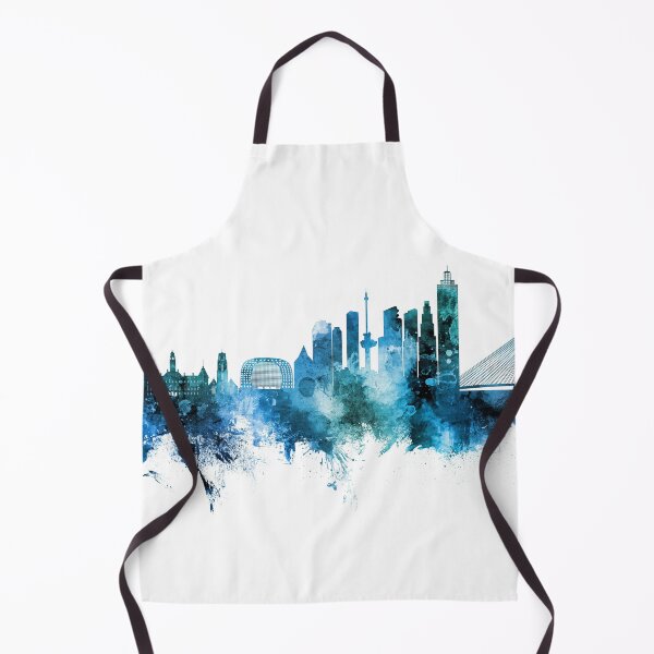 Item preview, Rotterdam The Netherlands Skyline designed and sold by ArtPrints.