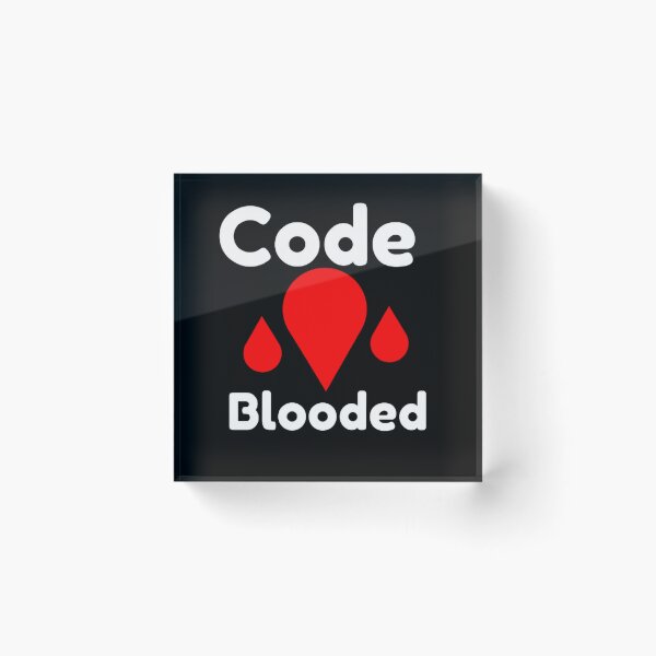 Item preview, Code Blooded designed and sold by TheCodeChic.