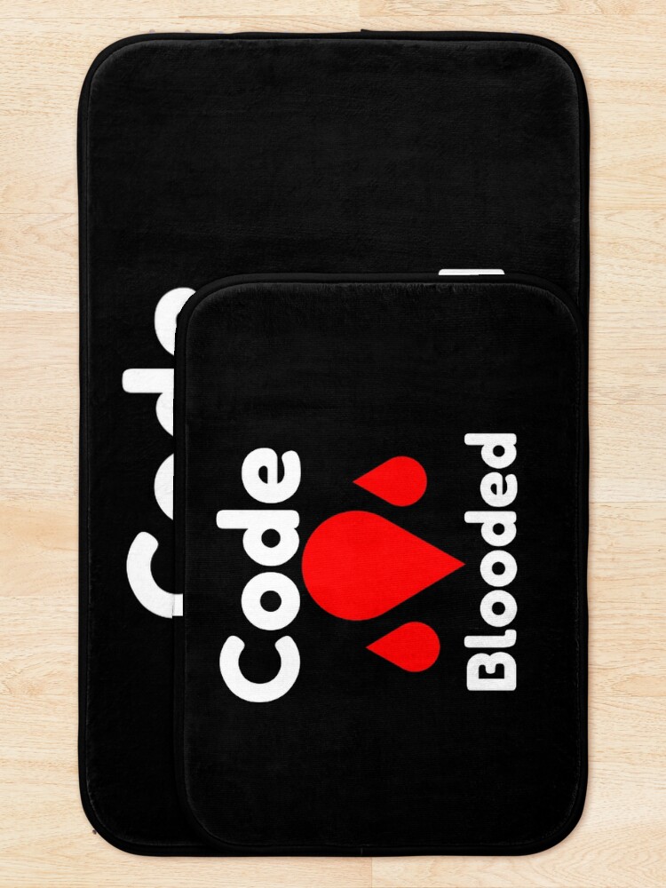 Thumbnail 5 of 6, Bath Mat, Code Blooded designed and sold by TheCodeChic.