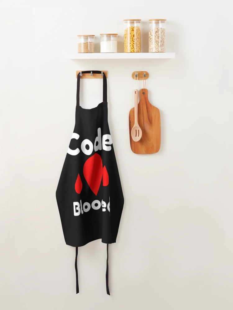 Thumbnail 4 of 6, Apron, Code Blooded designed and sold by TheCodeChic.