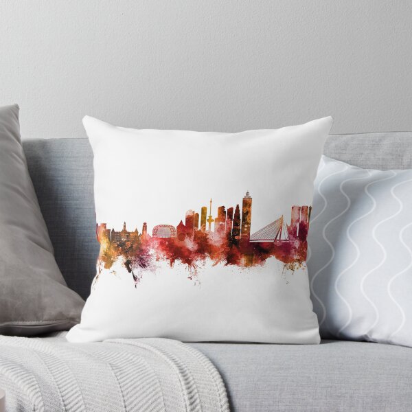 Item preview, Rotterdam The Netherlands Skyline designed and sold by ArtPrints.