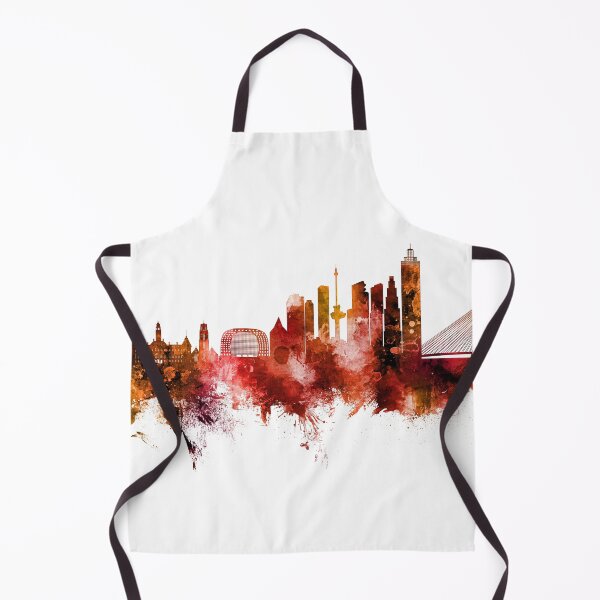 Item preview, Rotterdam The Netherlands Skyline designed and sold by ArtPrints.