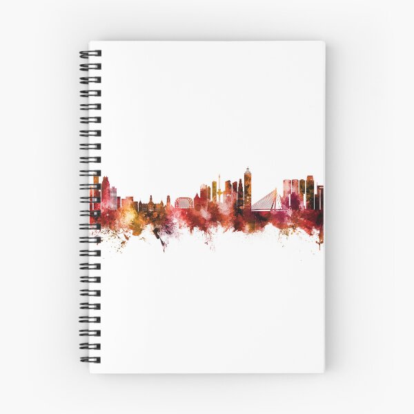 Item preview, Rotterdam The Netherlands Skyline designed and sold by ArtPrints.