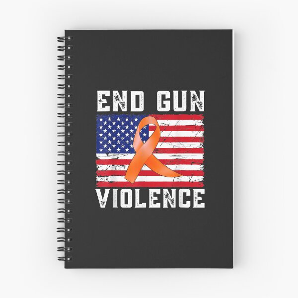 Item preview, End Gun Violence USA Flag Ribbon Anti Gun Awareness Day designed and sold by Corelli87.